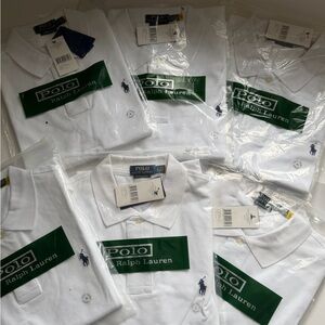 Polo by Ralph Lauren White Men’s Classic Polo with Navy Pony Logo